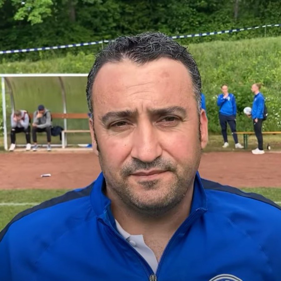 Bilal Boussi, Trainer VfL Trier, nach dem 0:3 gegen den SV Trier-Irsch